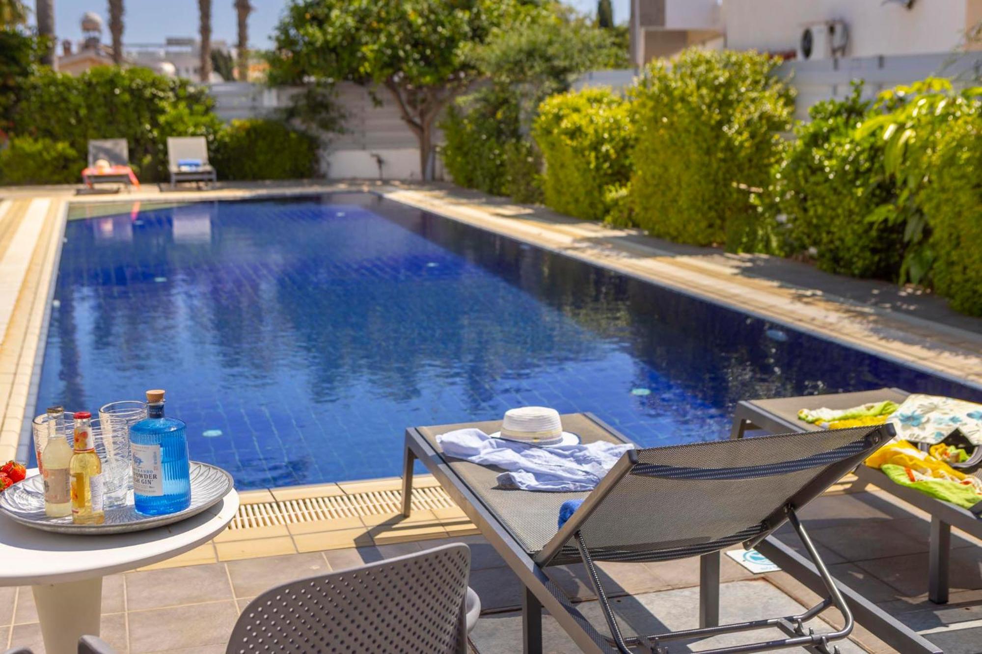 Azure Luxury Pool Villa Протарас Экстерьер фото