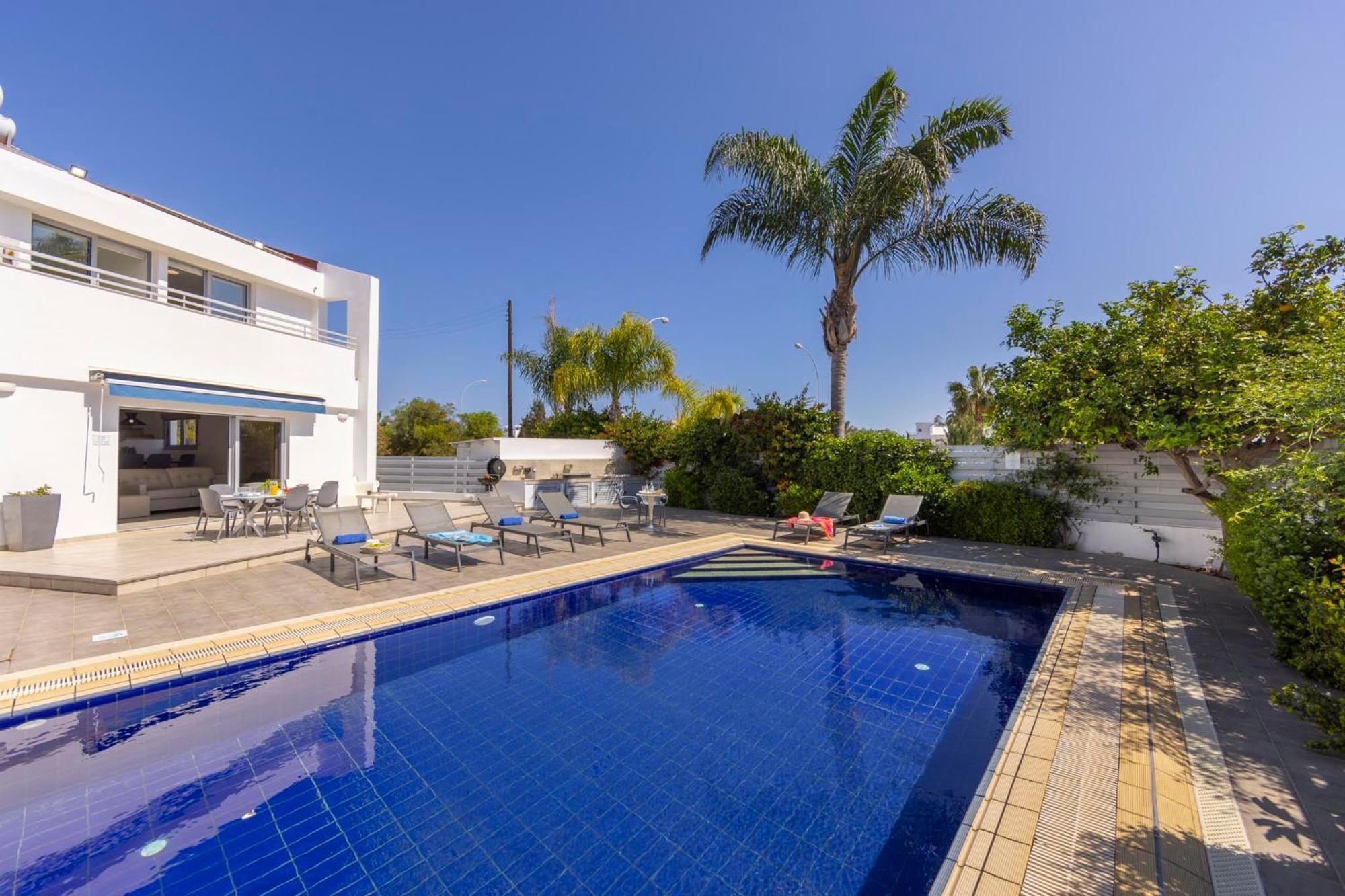 Azure Luxury Pool Villa Протарас Экстерьер фото